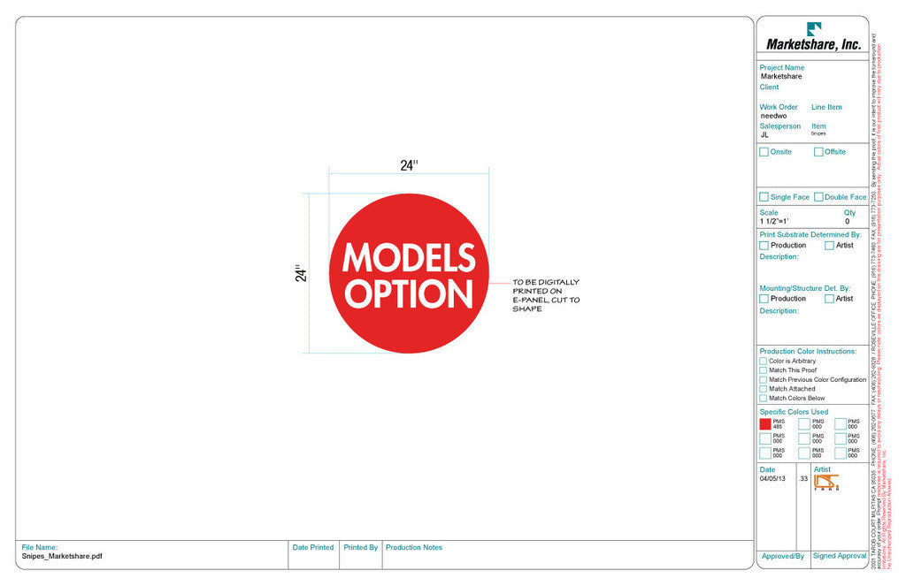"Models Open" Stock Snipe