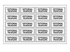 Clear Feature Stickers