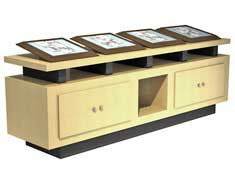 Contemporary Series - 24" x 90" Closed Base Floor Plan Unit