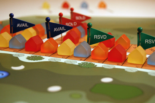 Pennant Flag Pins in Use