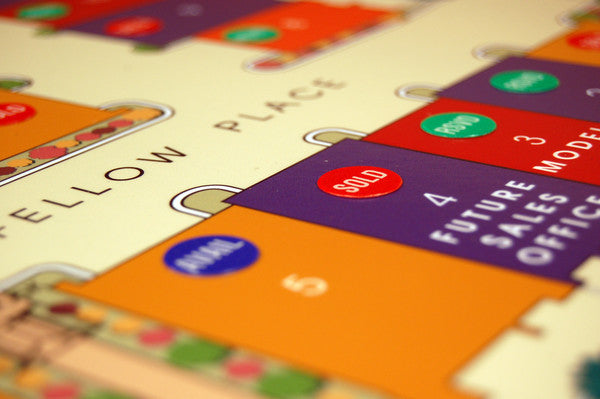 "SOLD" Red Stickers for Plot Maps