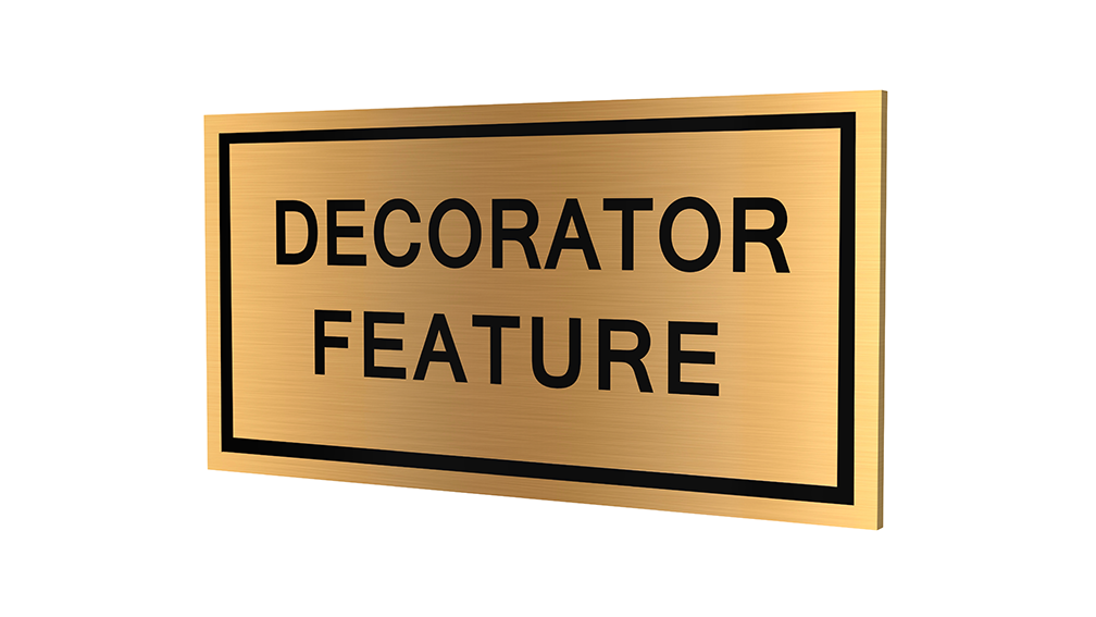 Stock Decorator Feature Plaques-PKG of 12, 50