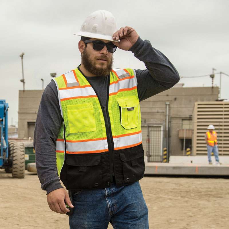 ANSI CLASS 2 SAFETY VEST W/ LOGO