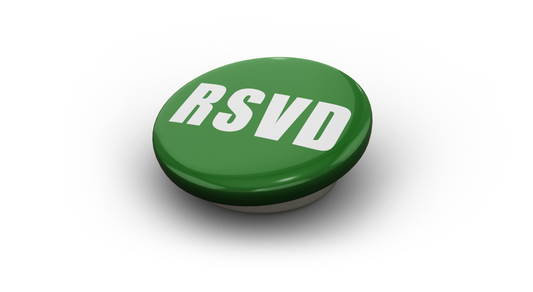 5/8" RESERVED Metal Button Pkg. 50