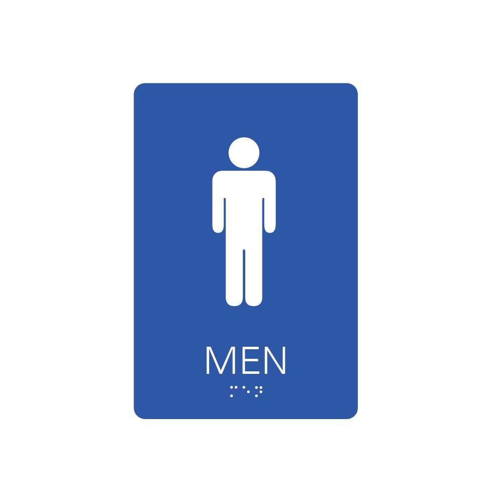 Restroom Signs - Men