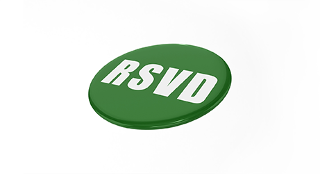 5/8" Reserved Stickers Pkg 50