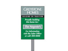 Custom Lot Identification Signs