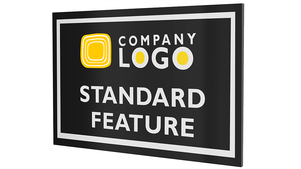 Custom Standard Feature Plaques-PKG of 12, 50