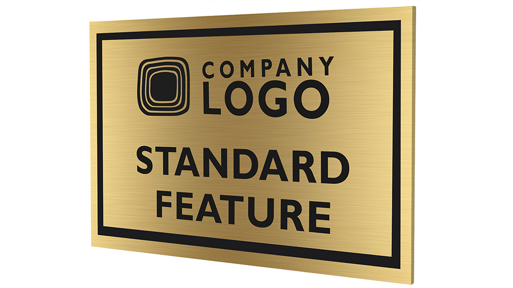 Custom Standard Feature Plaques-PKG of 12, 50