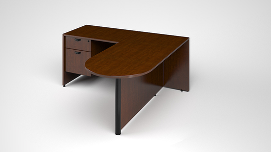 Sales Center Bullet Desk with Return