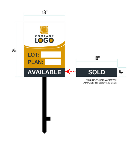 Custom Lot Identification Signs