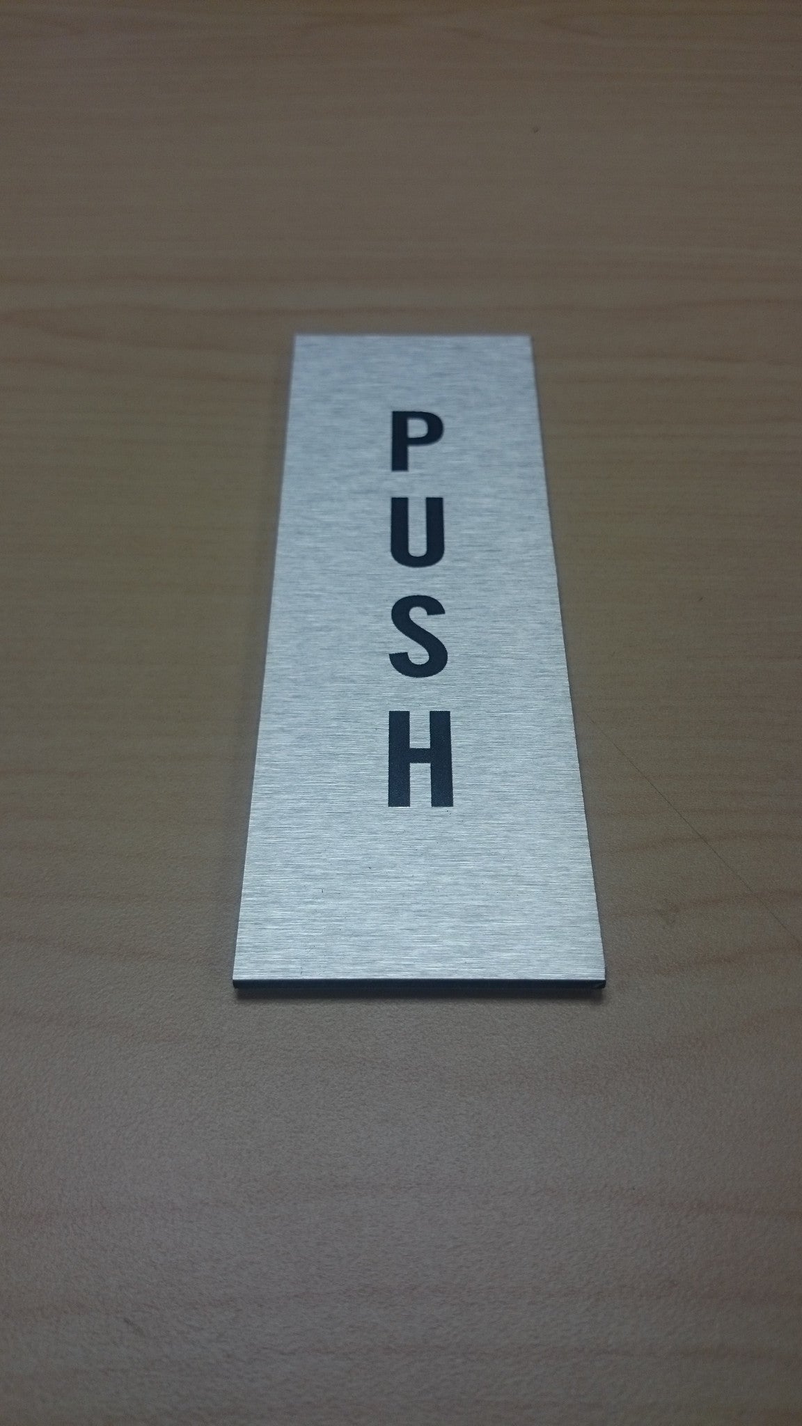 PUSH Plaque for Doors