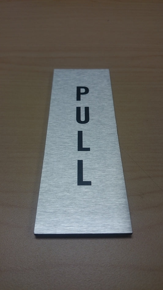 PULL Plaque for Doors