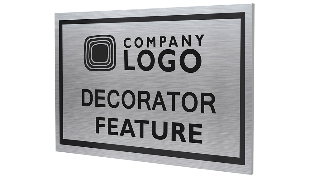 Custom Decorator Feature Plaques-PKG of 12, 50