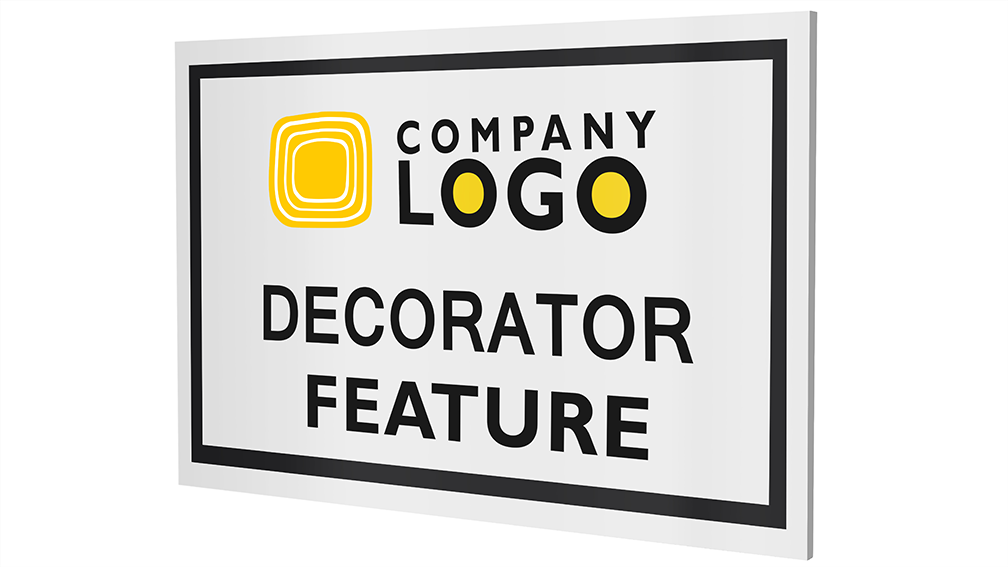 Custom Decorator Feature Plaques-PKG of 12, 50
