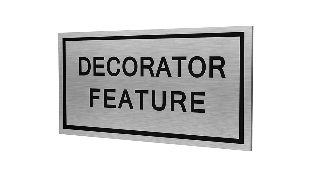 Stock Decorator Feature Plaques-PKG of 12, 50