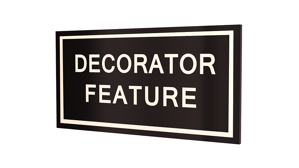 Stock Decorator Feature Plaques-PKG of 12, 50