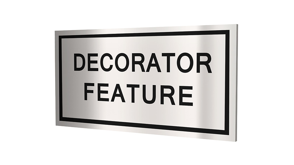 Stock Decorator Feature Plaques-PKG of 12, 50