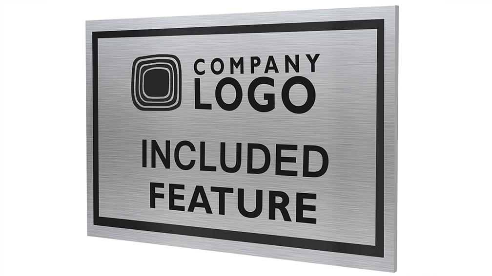 Custom Included Feature Plaques-PKG of 12, 50