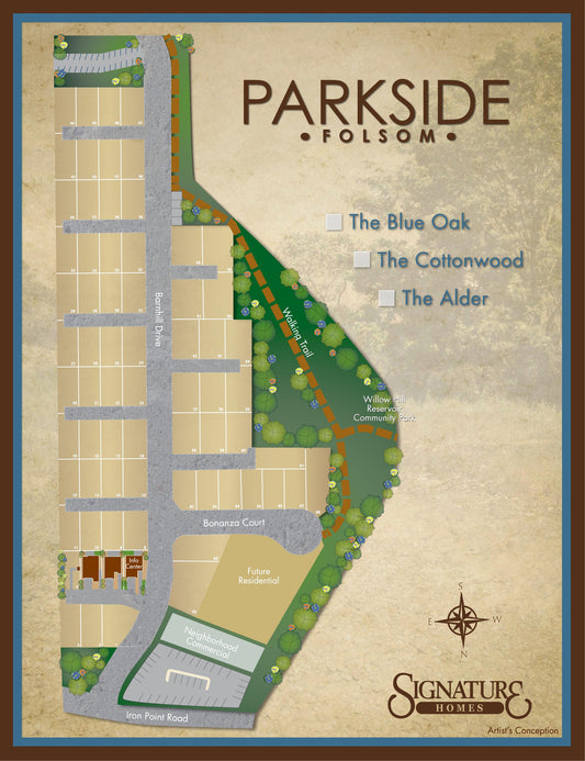 Full Color Plot Map Layout