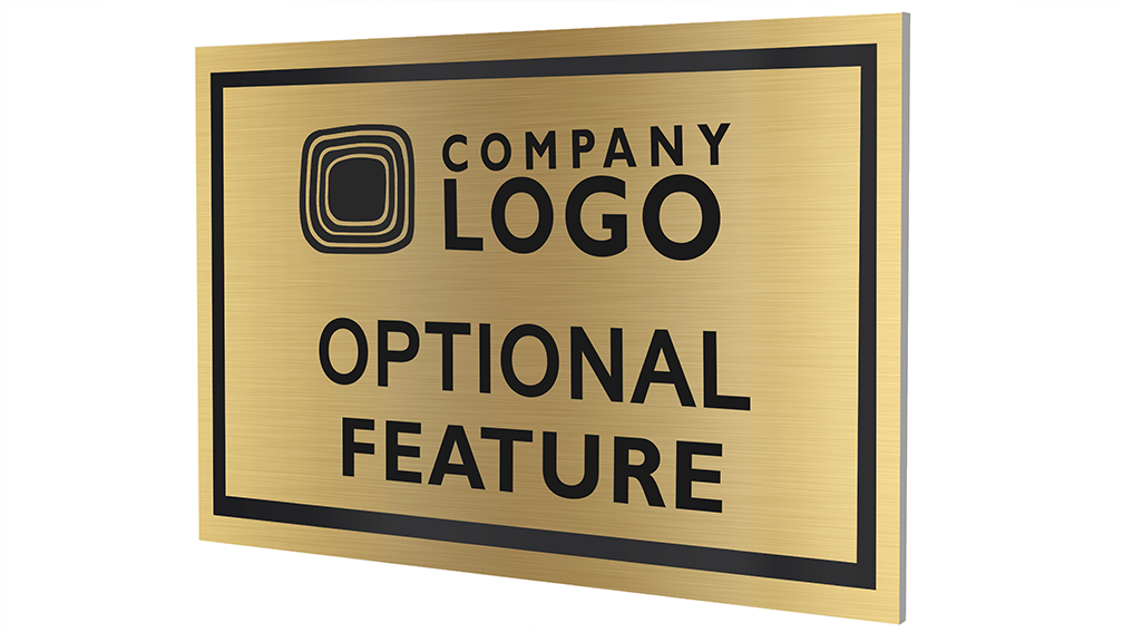Custom Optional Feature Plaques-PKG of 12, 50