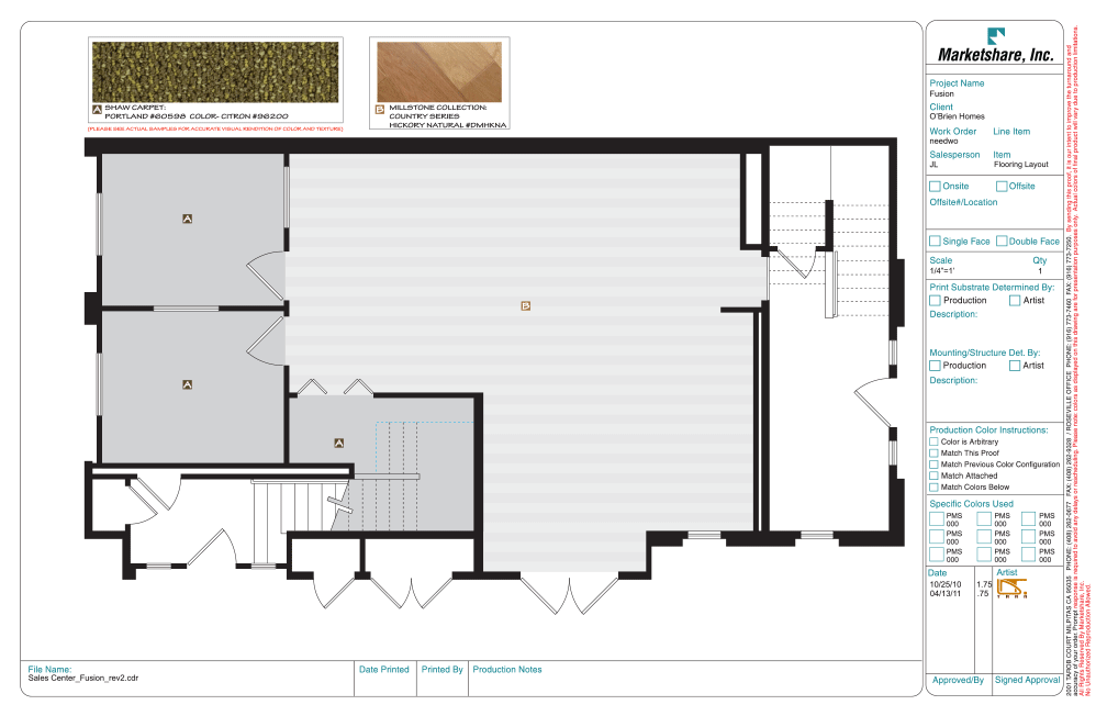 Sales-Center-Proposal_Floor-Layout by www.MarketlineOnline.com