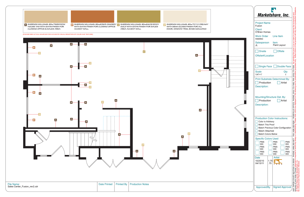 Sales-Center-Proposal_Floor-Layout by www.MarketlineOnline.com