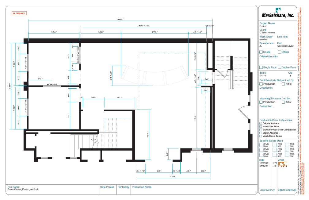 Sales-Center-Proposal_Structural-Layout by www.MarketlineOnline.com