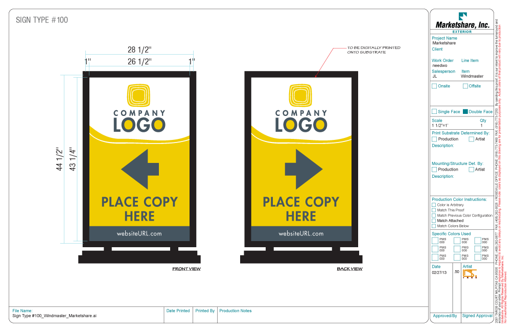 Sign Type #1000_Windmaster by www.MarketlineOnline.com