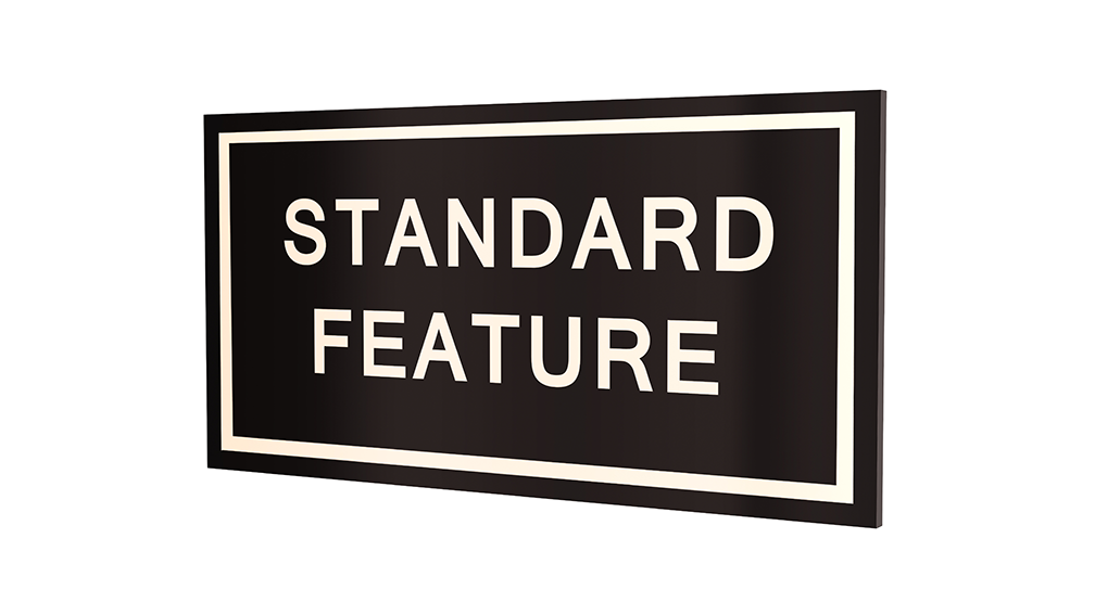 Stock Standard Feature Plaques-PKG of 12, 50