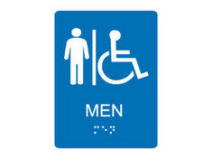 Restroom Signs - Men/Handicapped
