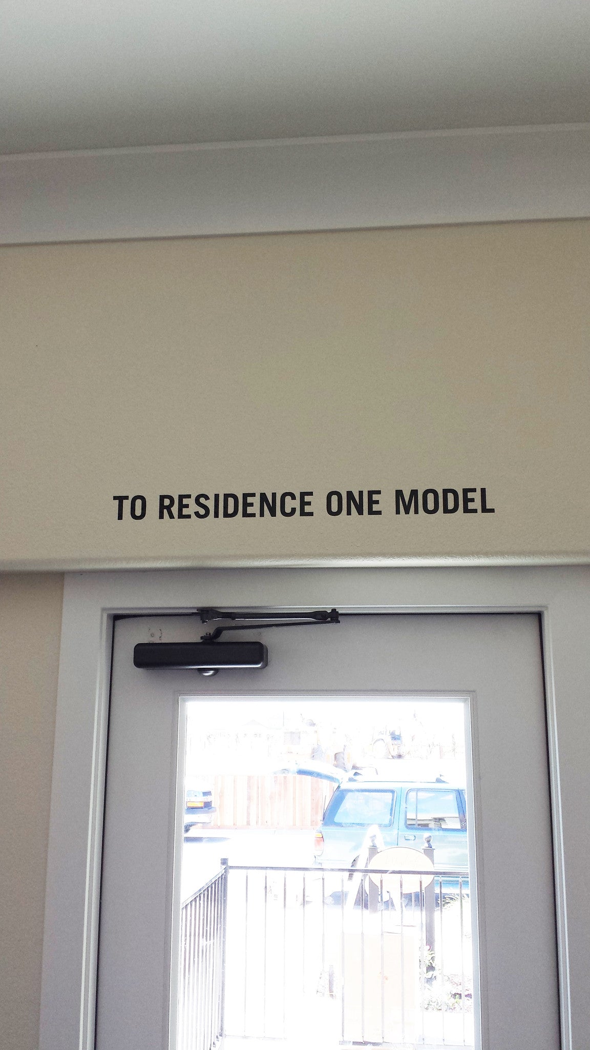 To Residence Decal